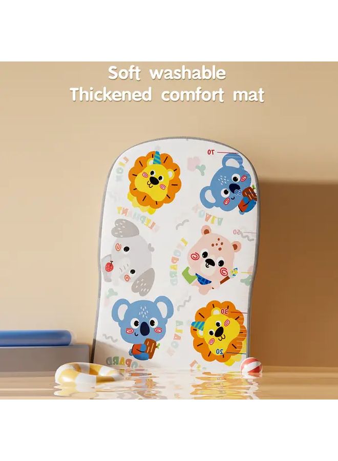 Orange Baby Piano Sensory Toys Adjustable Tummy Time Gym With 5 Removable Developmental Panels - Image 3